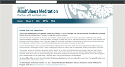 Desktop Screenshot of mindfulnesscds.com